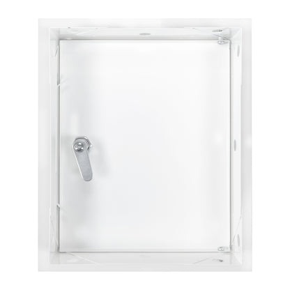 Access Panel Door Metal With Lock, White 200mm x 250mm