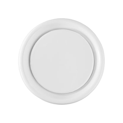 White ABS Extract Ceiling Valve 150mm