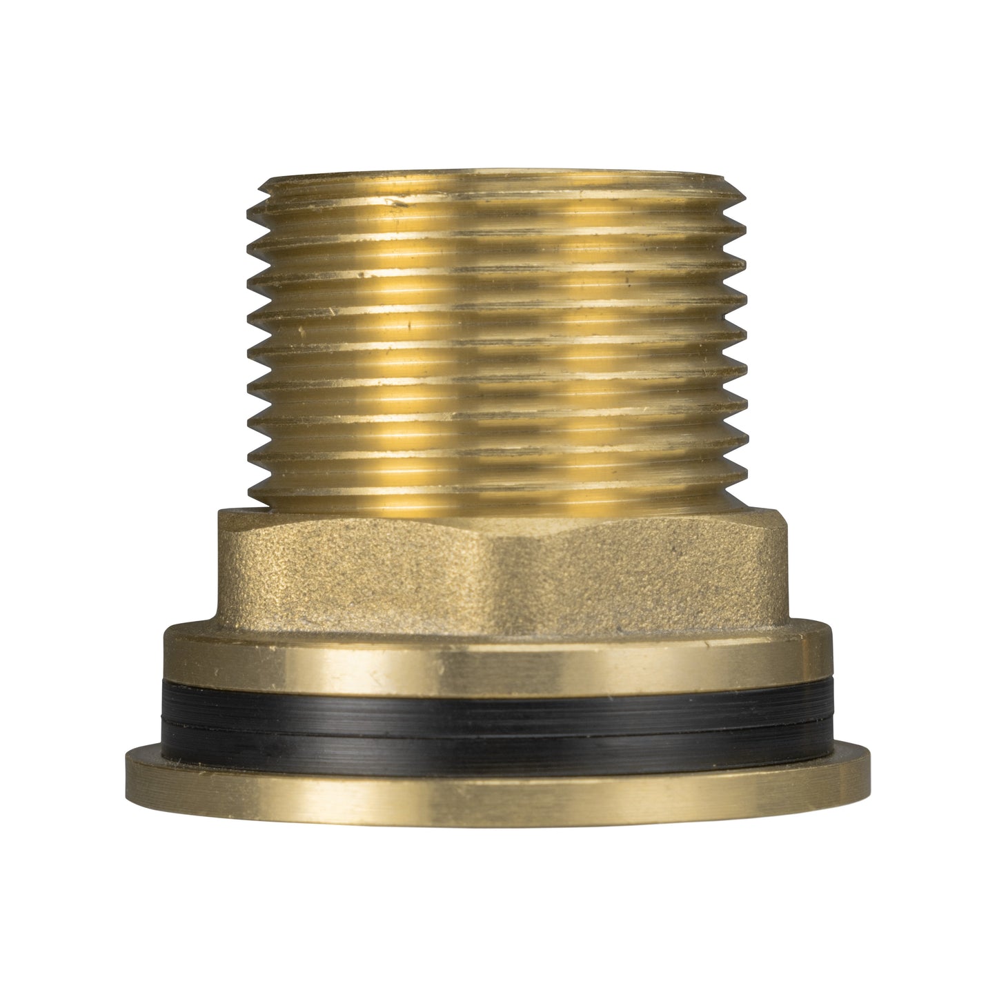 Water Butt Brass Kit 3/4" with Extended Brass Chrome Tap ½” Barb and Drill Bit