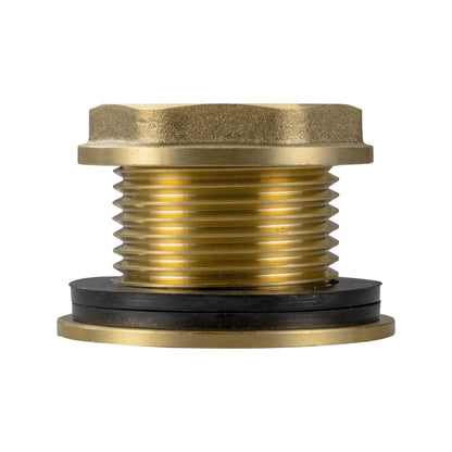 Water Butt Brass 1" BSP Male - 3/4" BSP Female and Drill Bit