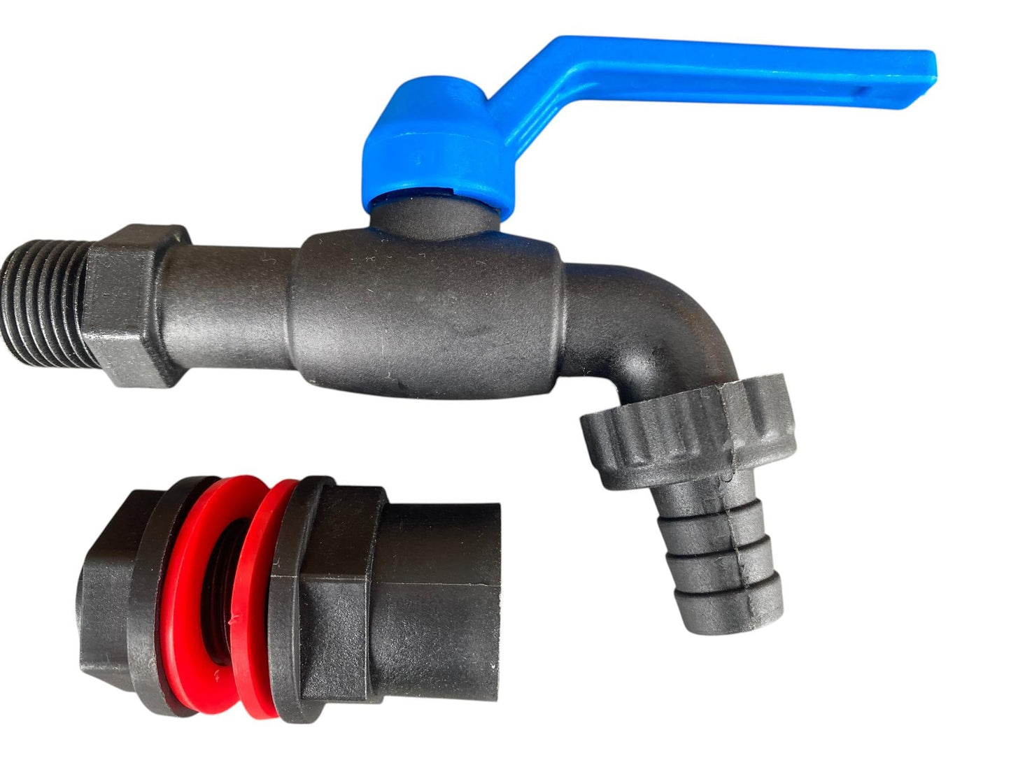 Water Butt Kit 1/2" BSP with Nylon ½” Barb Tap