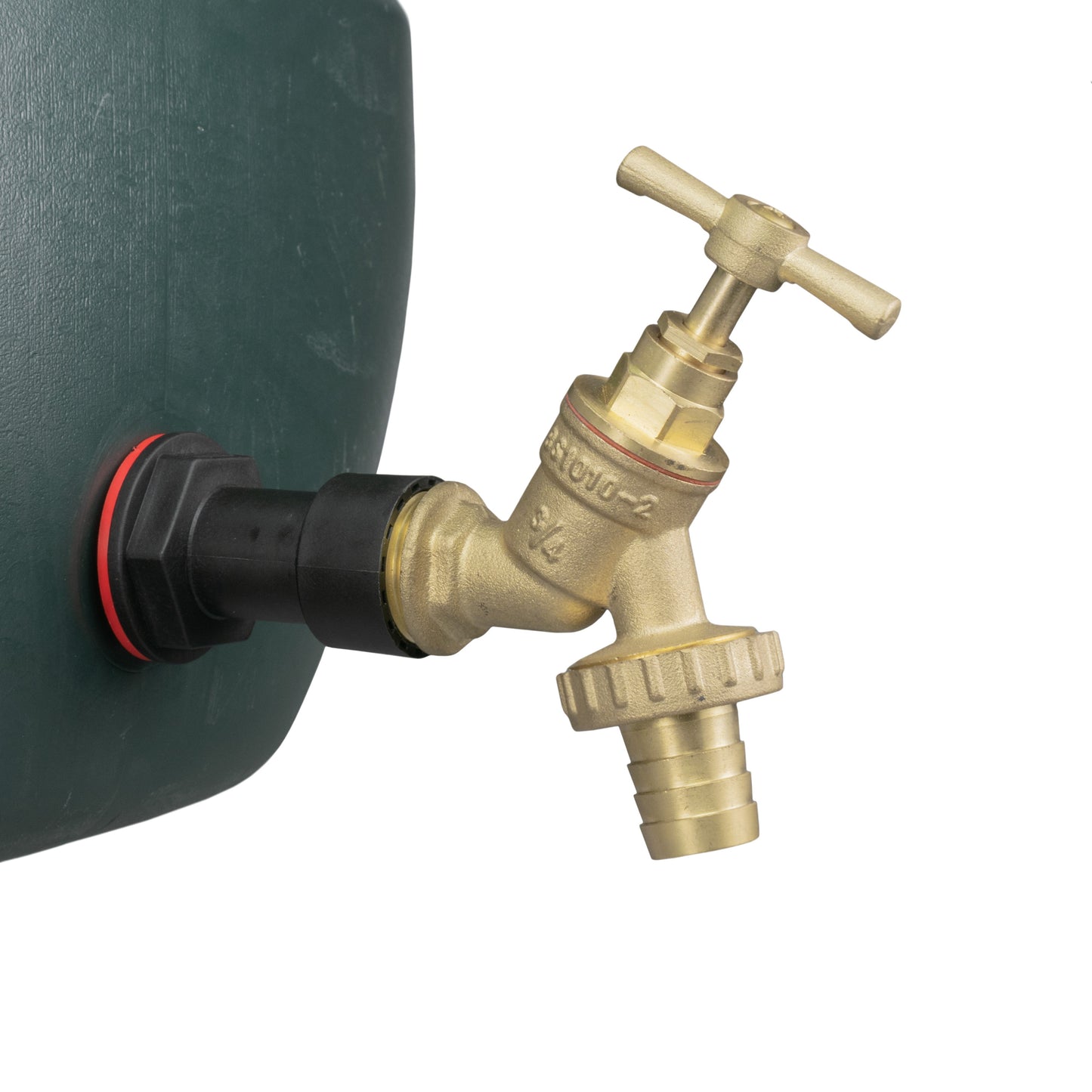 Water Butt Extension Kit 3/4" with Brass Barbed Tap and Drill Bit