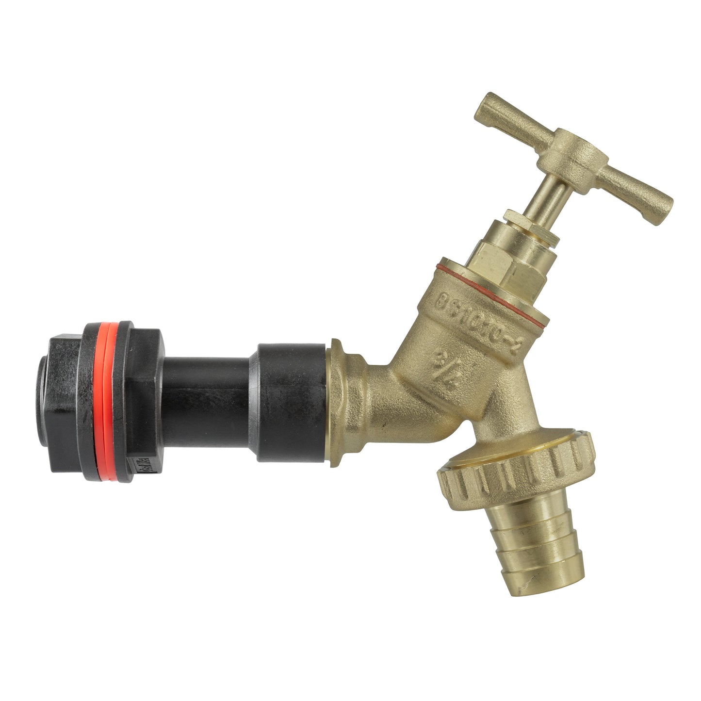 Water Butt Extension Kit 3/4" with Brass Barbed Tap and Drill Bit