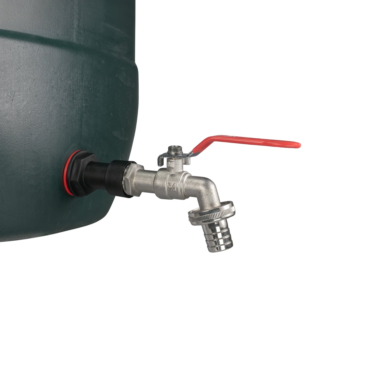 Water Butt Extension Kit 3/4" with Barbed Lever Tap and Drill Bit