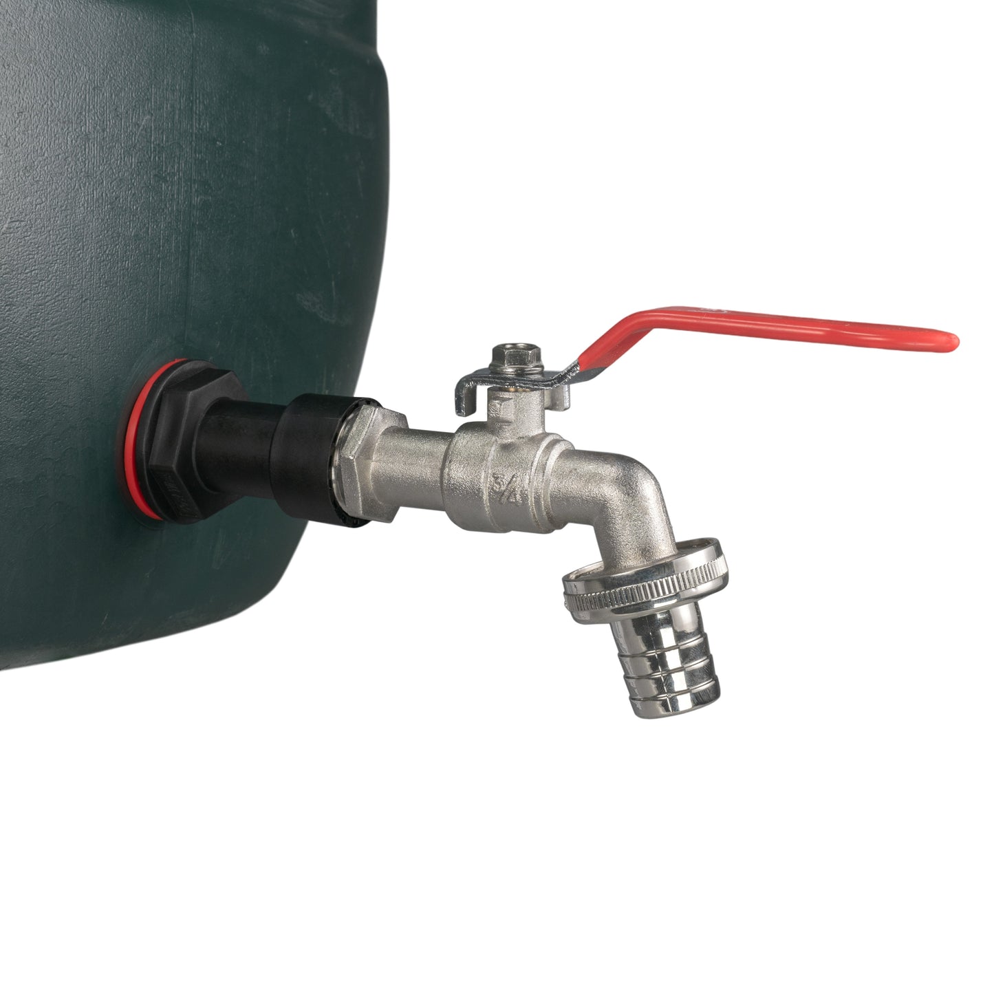 Water Butt Extension Kit 3/4" with Barbed Lever Tap and Drill Bit