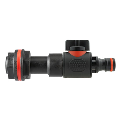 Water Butt Extension Kit 3/4" with Quick Connect Valve and Drill Bit