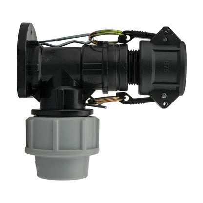 Wall Flange Kit 32mm MDPE + 3/4" Camlock Type B