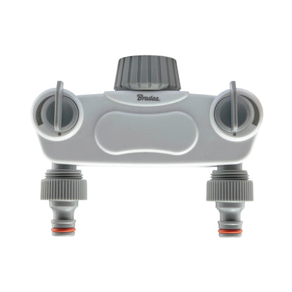 White Line Solid 2-Way Manifold with 1" or 3/4" Tap Valves