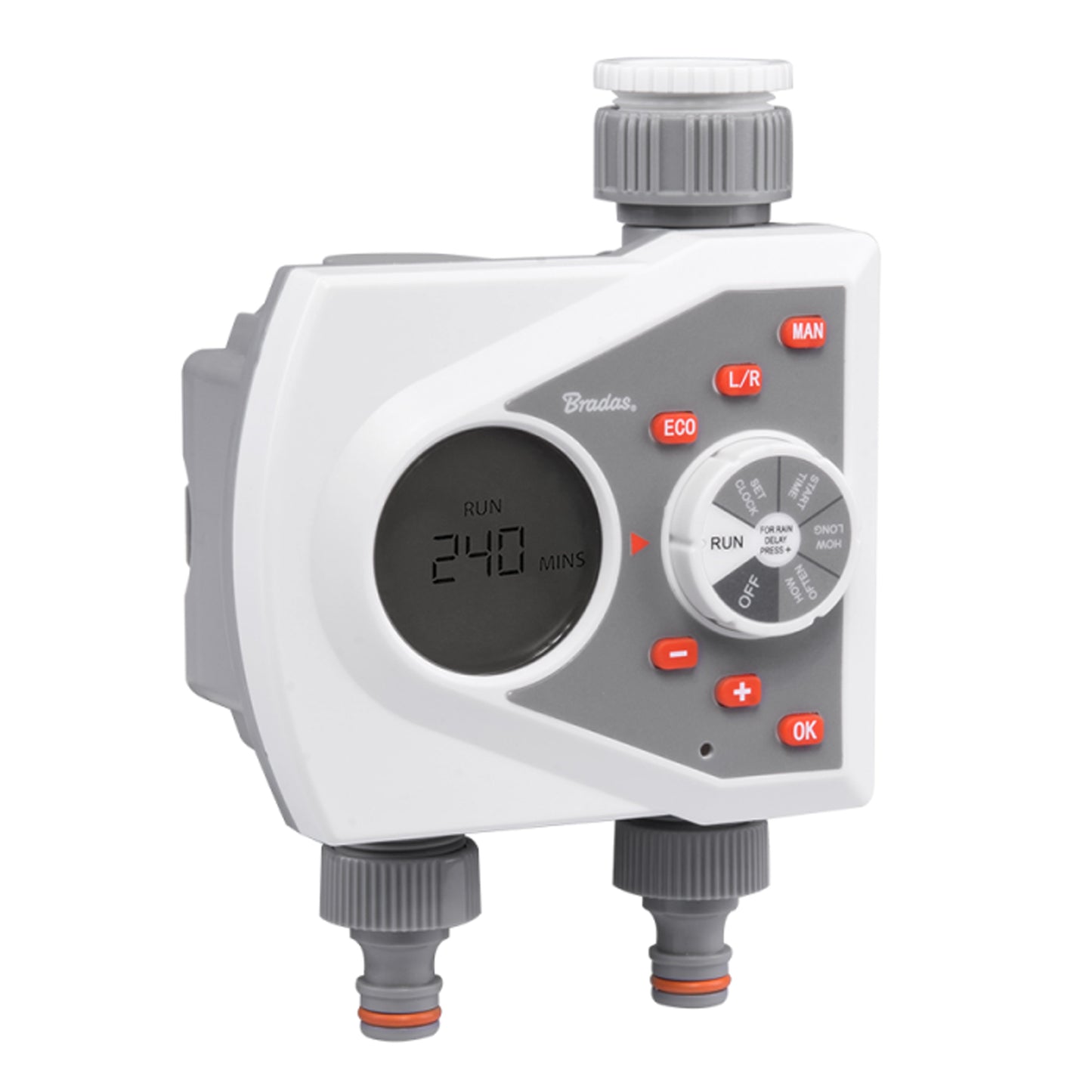 White Line 2-Way Electronic Control Water Timer