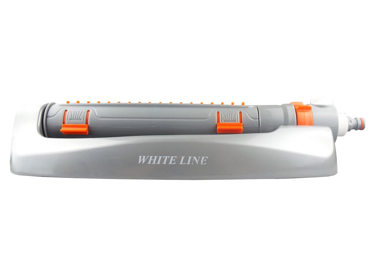 Metal Variable-Width Oscillating Sprinkler White Line