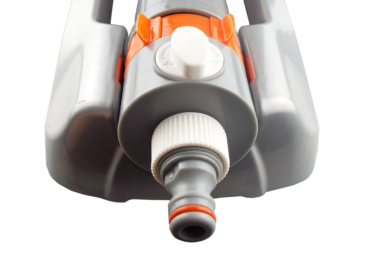 Metal Variable-Width Oscillating Sprinkler White Line