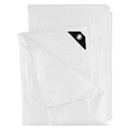 White M-Grade Tarpaulin 5m x 8m