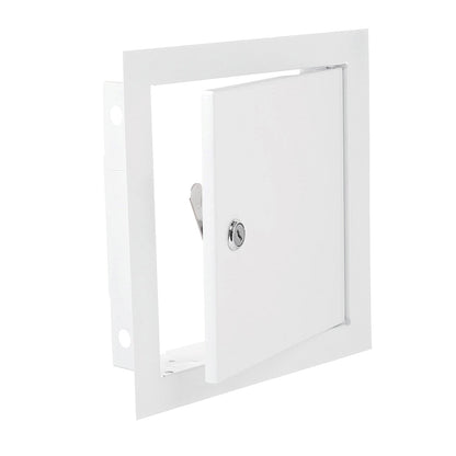 Access Panel Door Metal With Lock, White 150mm x 200mm