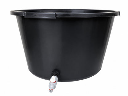 90L Round Tub with Drain Valve