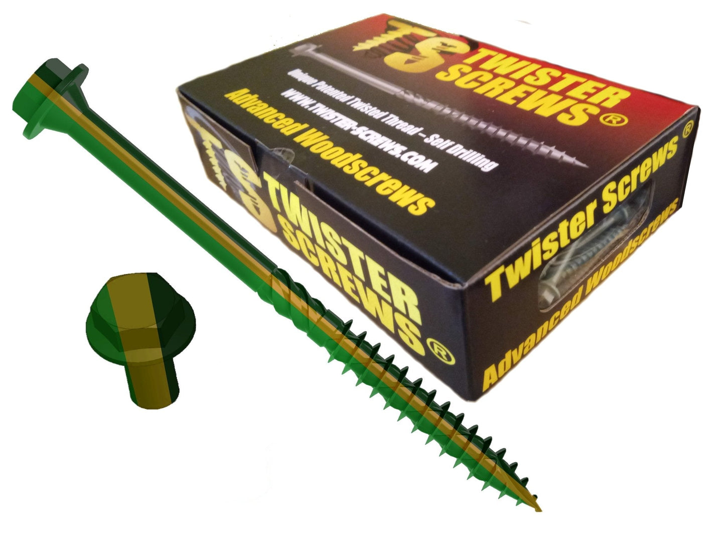 Twister screws Hexdrive