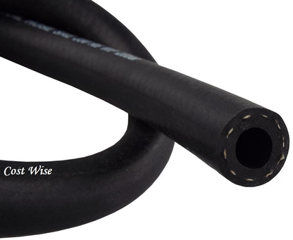 Rubber 10mm Braided Fuel, Oil Hose SAE J30 R6