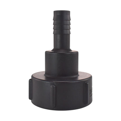 IBC 2" S60X6 Thread Valve with S60X6 to 1" Hose Tail