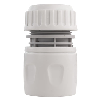 2-Way Tap Connector with 3 x Quick Connect Outlets and 3 x Standard 1/2" Hose Connectors (Grey/White)