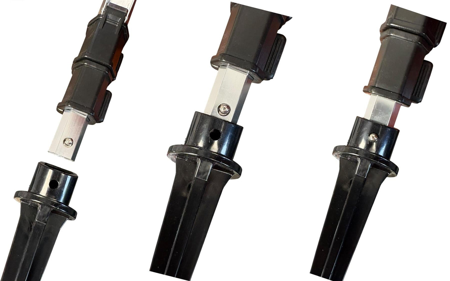 Aluminium Garden Sprinkler Tripod Stand 55-105cm Spiked Feet