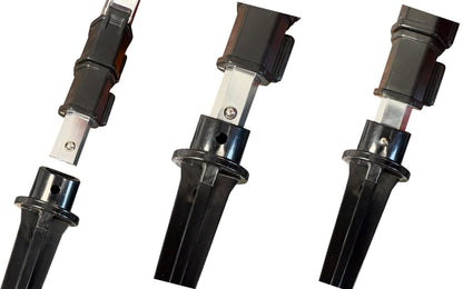 Aluminium Garden Sprinkler Tripod Stand 55-105cm Spiked Feet