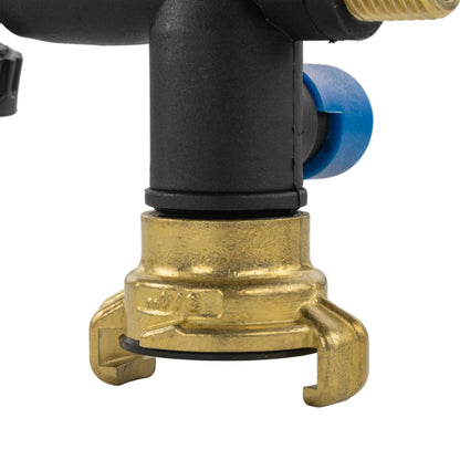 Garden Double Bib Tap 1/2" BSPM + Geka Type Claw Outlet