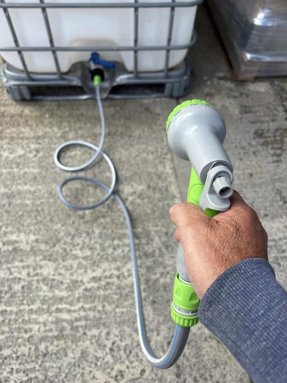 IBC Flexi Connection Kit Grey Hose with Lime Multi-Sprayer