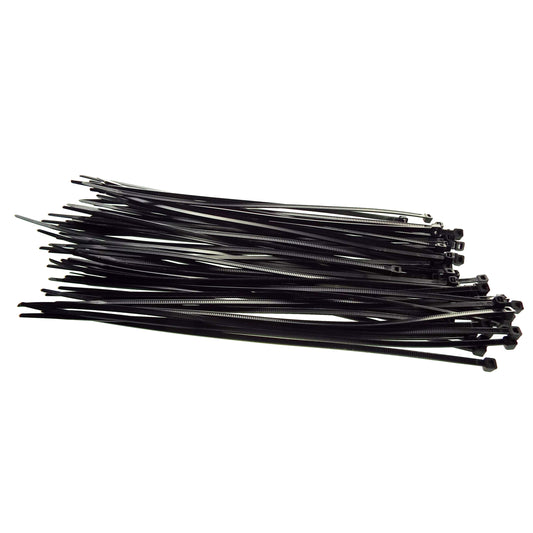 100 Cable Ties (2.5mm x 100mm) Black