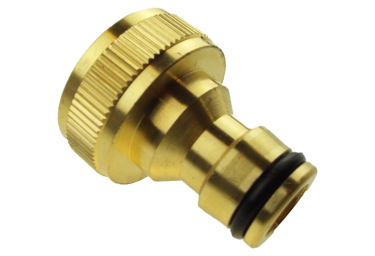 Three Way Tap Splitter Brass 3/4" BSP with Quick Connect Outlets