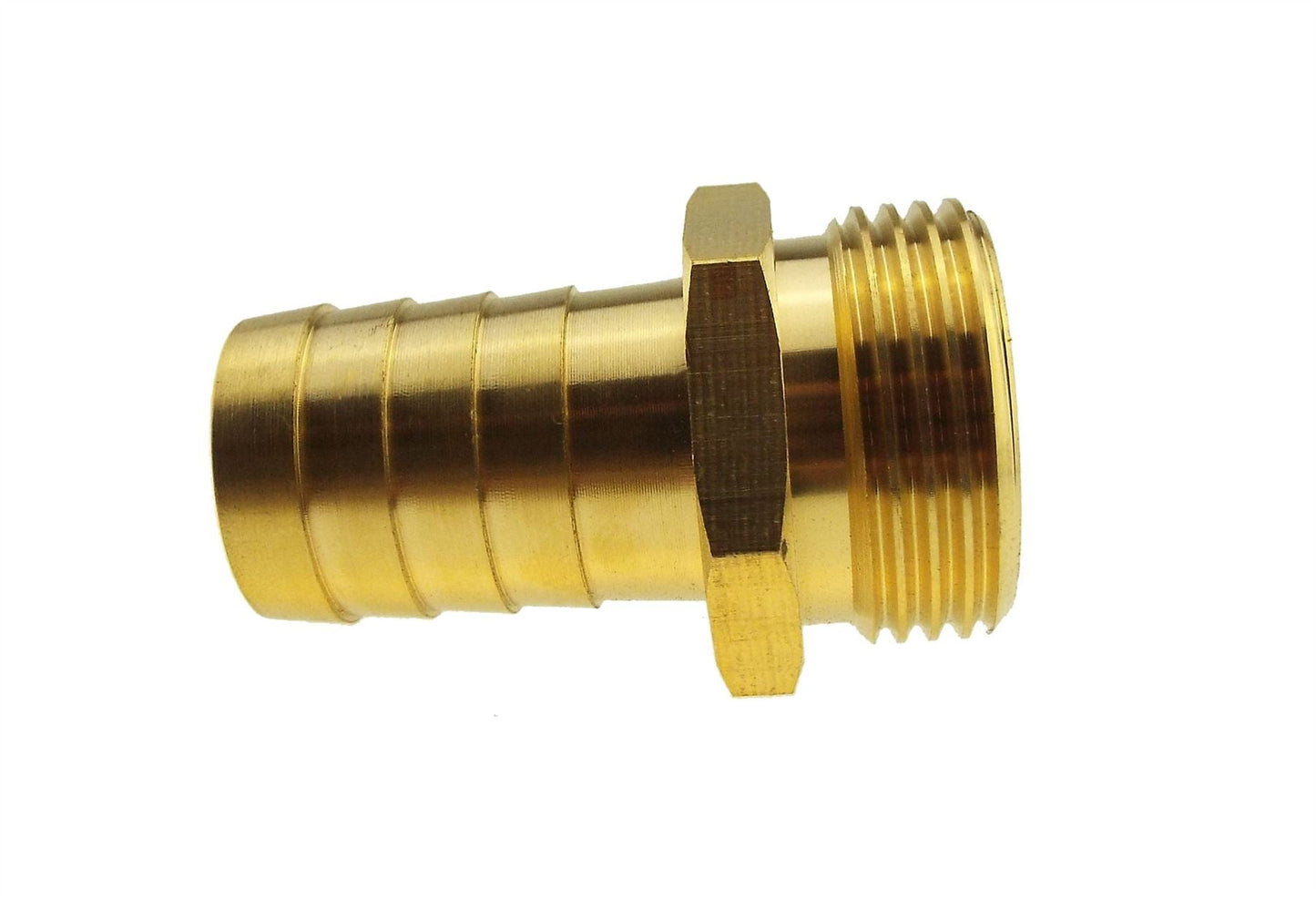 Butterfly Bib Valve 1/2" BSPF-F with 2 x Brass Straight 13mm Barbed Fittings