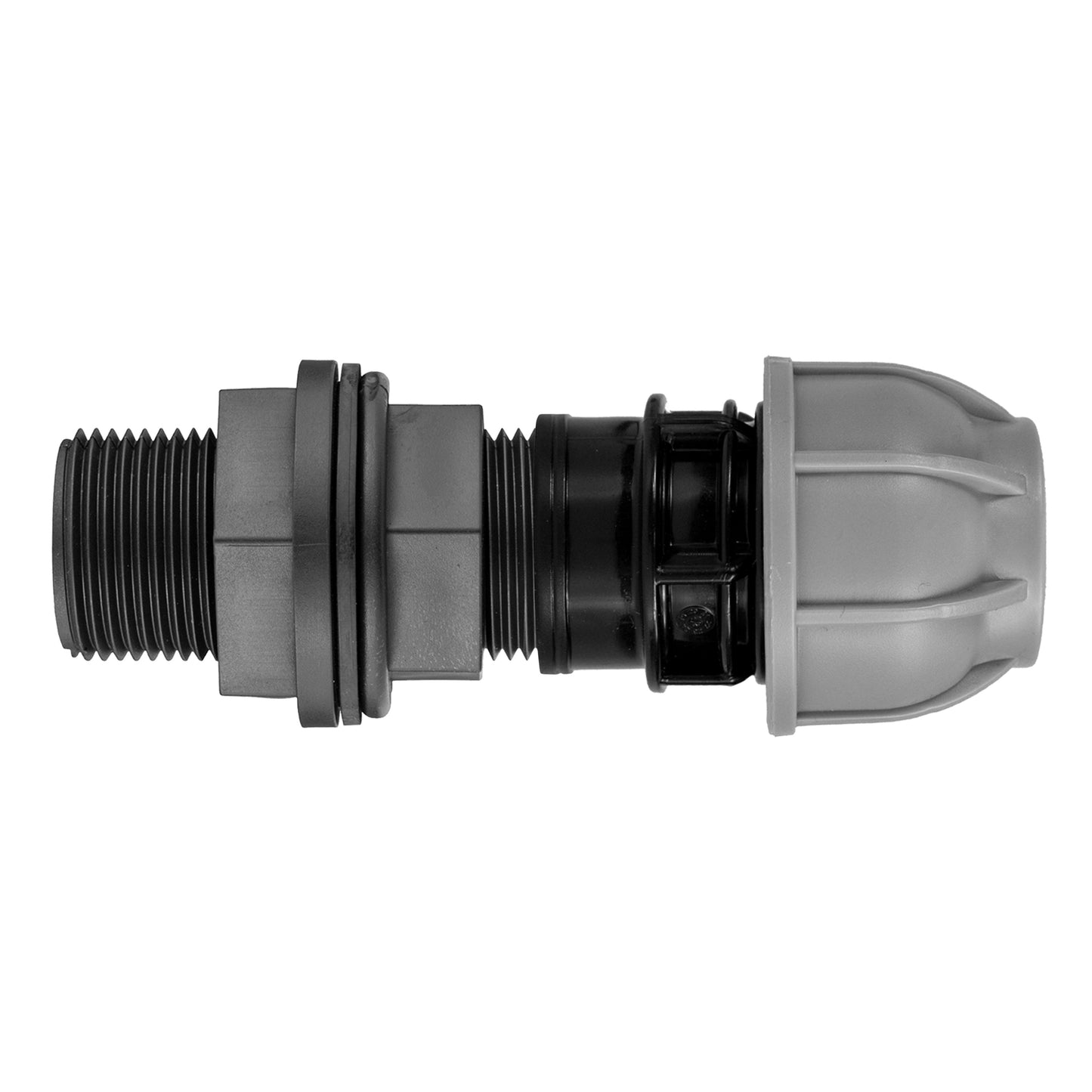 1” BSP Water Butt Fitting with 20mm MDPE Straight