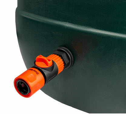 ¾” BSP Water Butt Fitting with Valve Quick Hose Connection