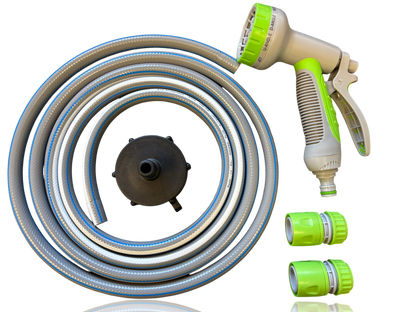 IBC Flexi Connection Kit Grey Hose with Lime Multi-Sprayer