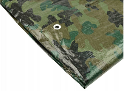 Camouflage M-Grade Tarpaulin 3m x 4m
