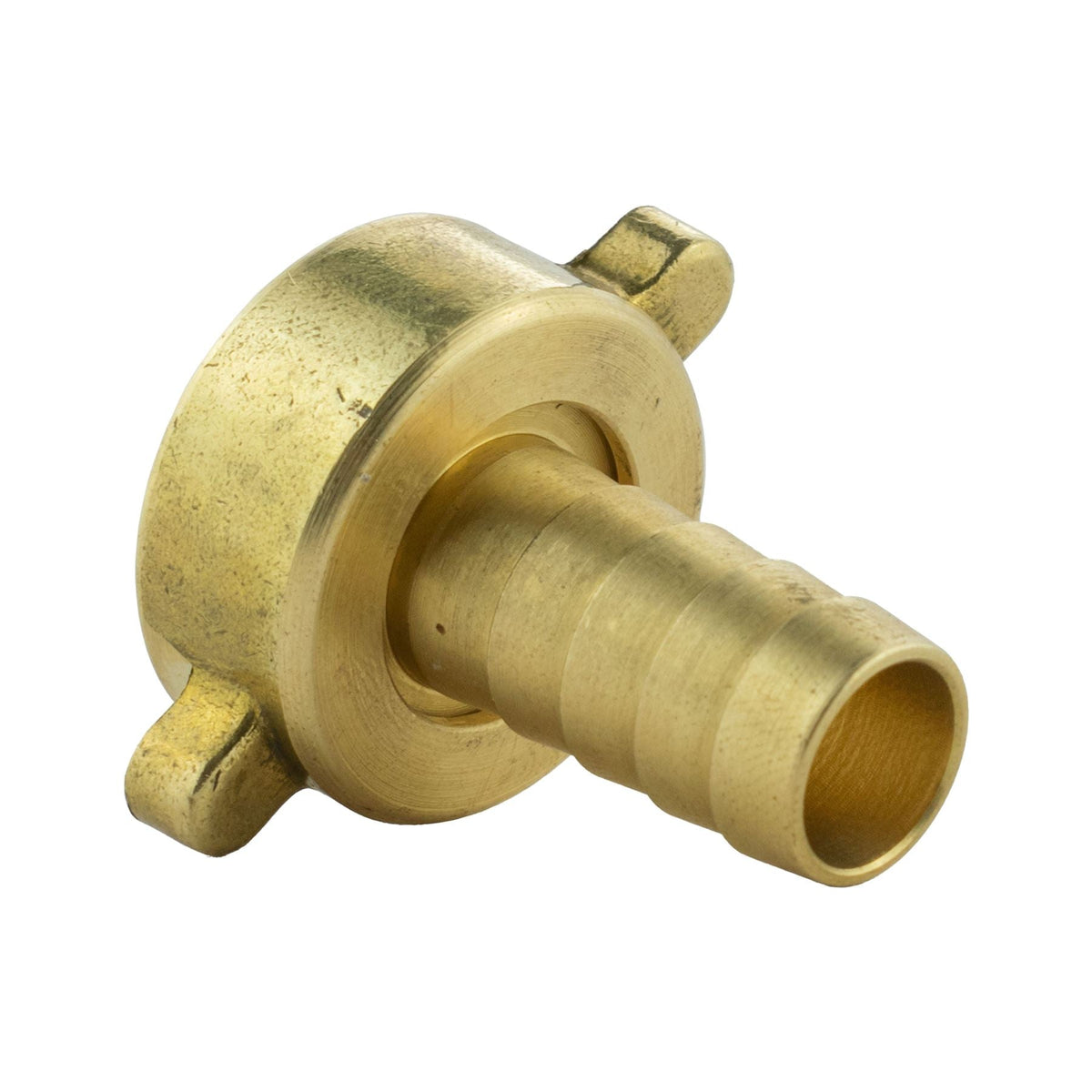 Brass Swivel Reducing Joiner 25mm - 13mm Barb