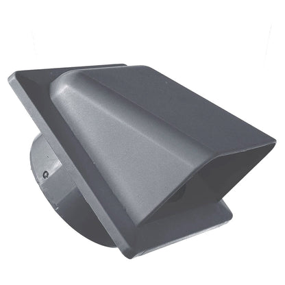 External Graphite Louvre Vent KRD/100G fi100mm