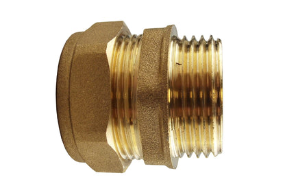 Brass Compression Straight 28mm -1" BSPM