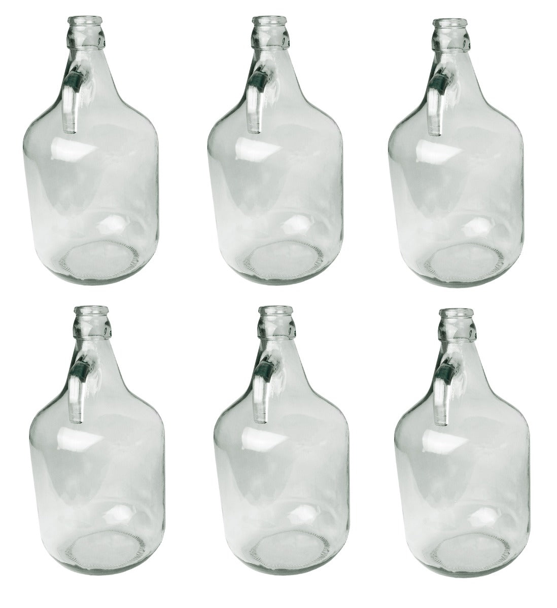 Glass Demijohn 5L 6 Pack Plain