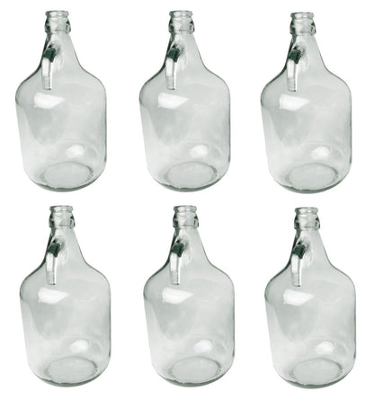 Glass Demijohn 5L 6 Pack Plain