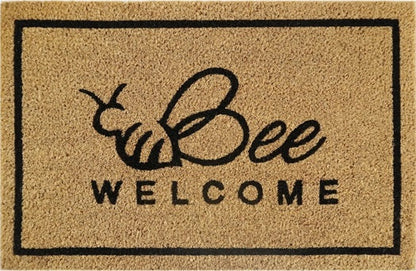 Doormat 60cm x 40cm - 'Bee Welcome'