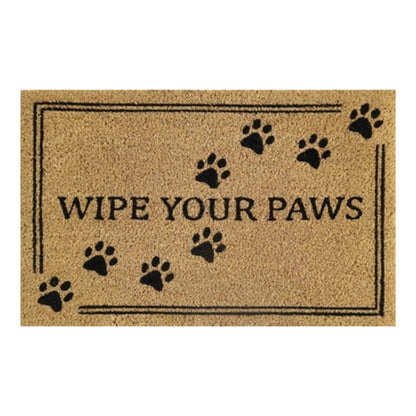 Doormat 60cm x 40cm - 'Wipe Your Paws'