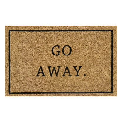 Doormat 60cm x 40cm - 'Go Away.'