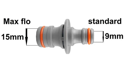 Female Tap Connector 1"-3/4" BSPF Max Flo WL