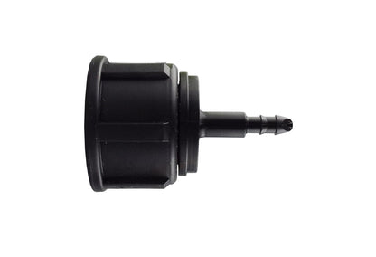 4-Way Valved Splitter Lime with Three Quick Connect and One 4mm Barb Micro Outlet