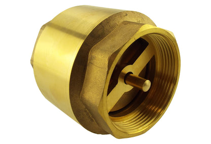 Brass Spring Check Valve with Barbed Connectors