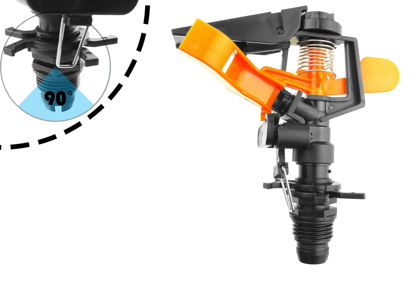 Pulsating Sprinkler on Spike - Adjustable Eco Line