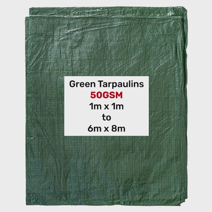 Green S-Grade Tarpaulin 5m x 5m