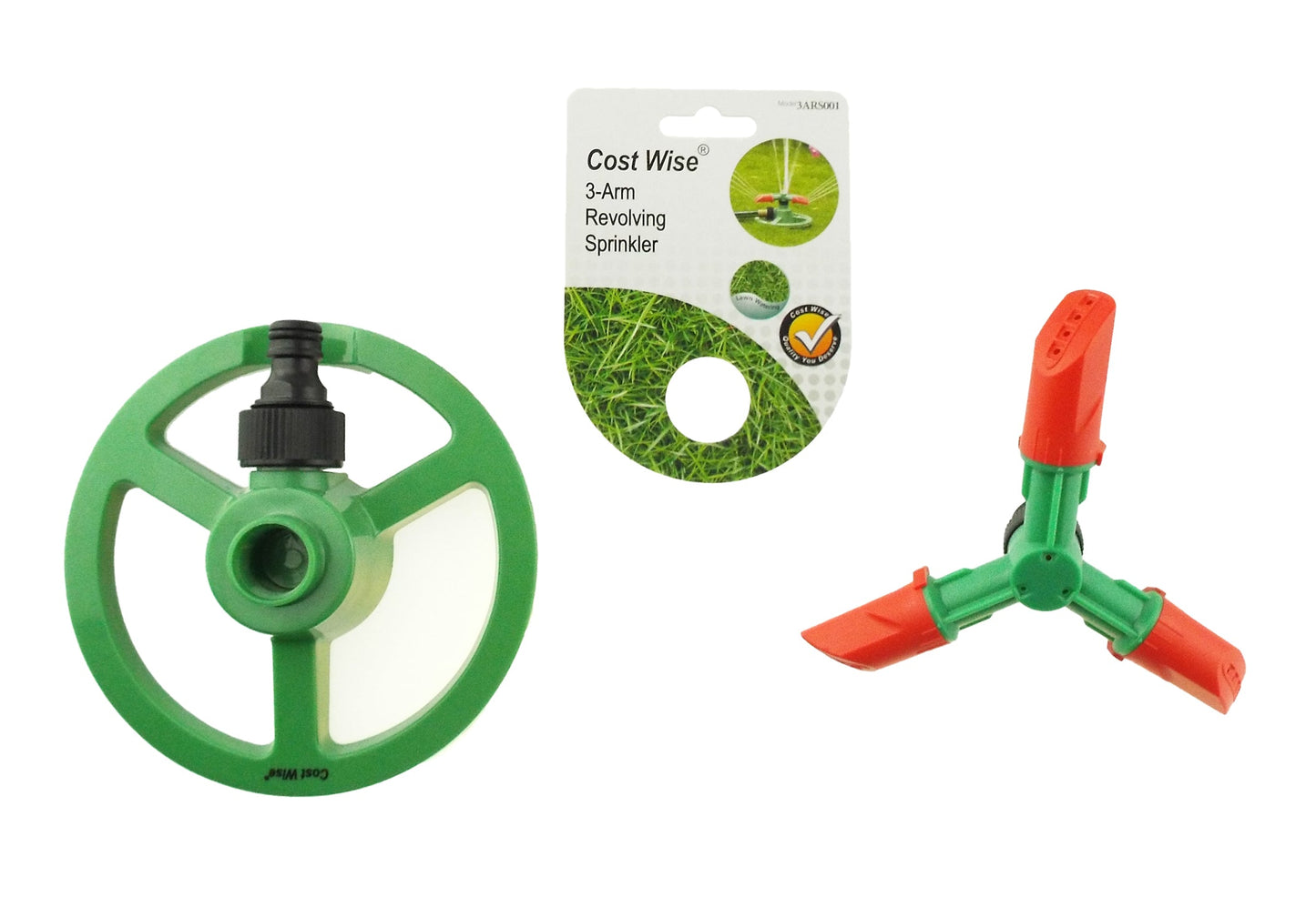 Cost Wise 3-Arm Revolving Sprinkler