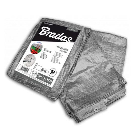 Silver M-Grade Tarpaulin 10m x 12m