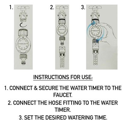 White Line Mechanical Water Timer