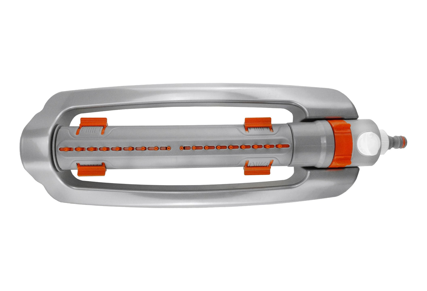 Metal Variable-Width Oscillating Sprinkler White Line